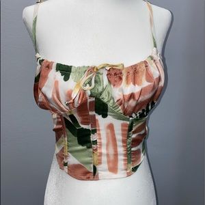 FLORAL CROP TOP FROM PACSUN